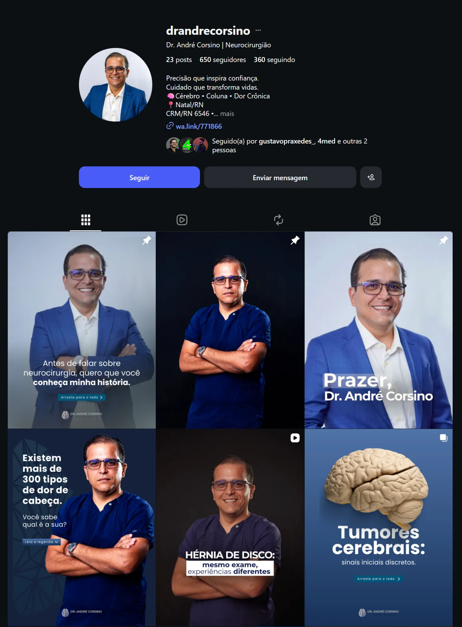 Instagram Dr. André Corsino
